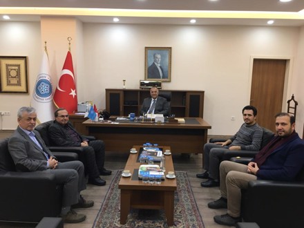 A.K.İ.F. Yeni Dekanı Prof. Dr. Kamil Güneş'e ziyaret